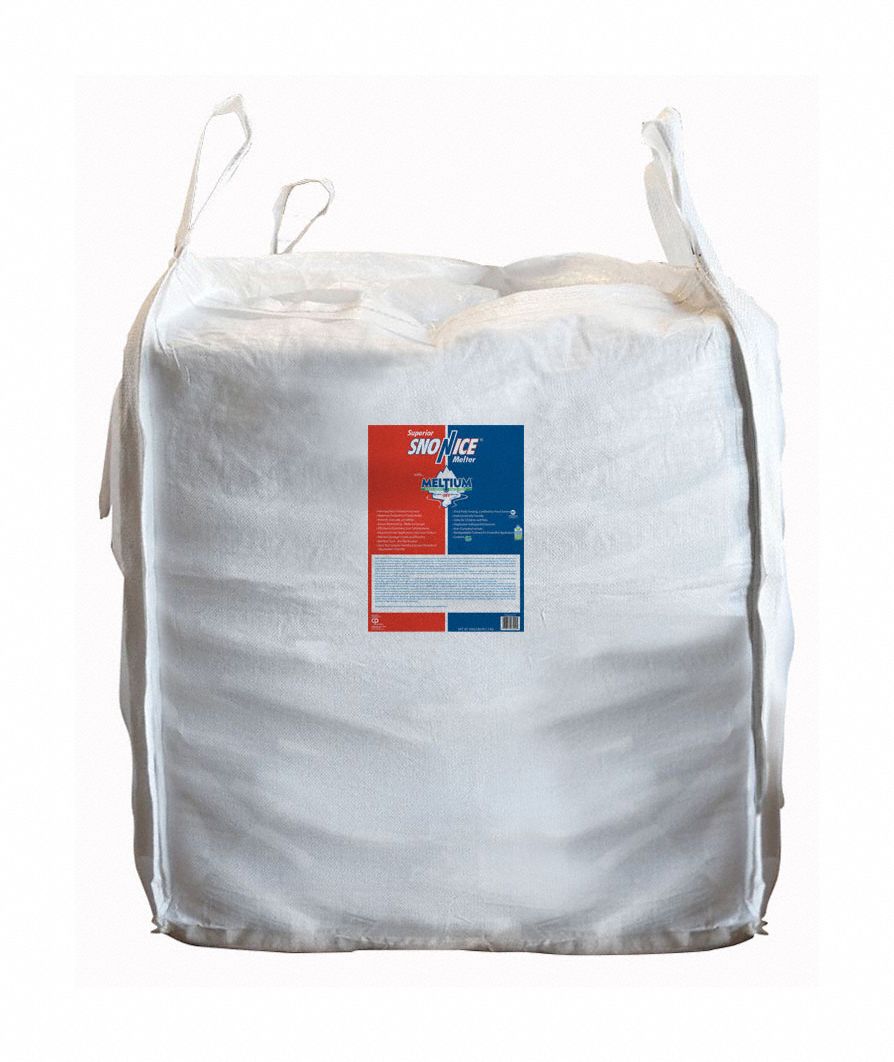 Superior Sno N Ice Melt: 2,000 lb Tote (Pallet 1 Tote), -20°F, Tote, Pink