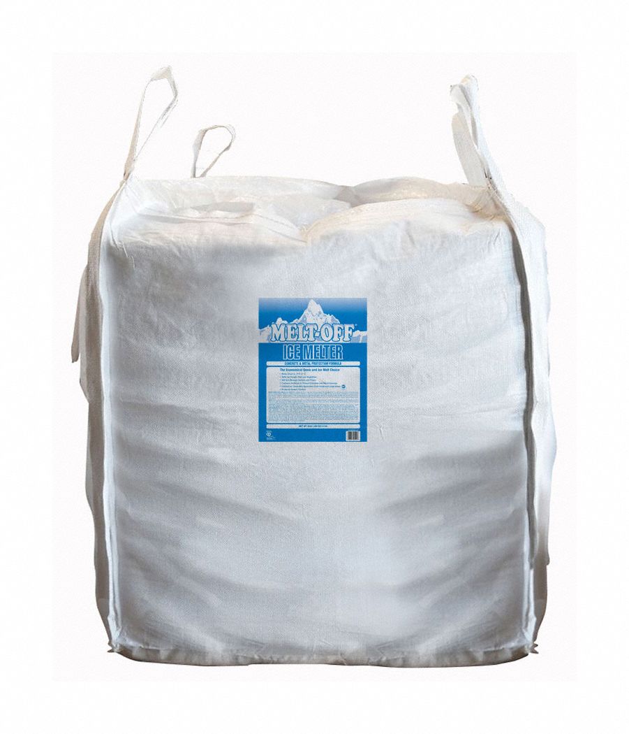 Melt-Off Ice Melt: 2,000 lb Tote (Pallet 1 Tote), -5°F, Tote, Blue