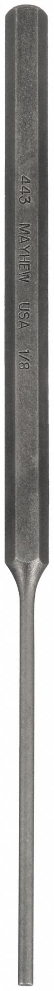TIGE POINCON,ACIER,7-7/8POL,3/16PO