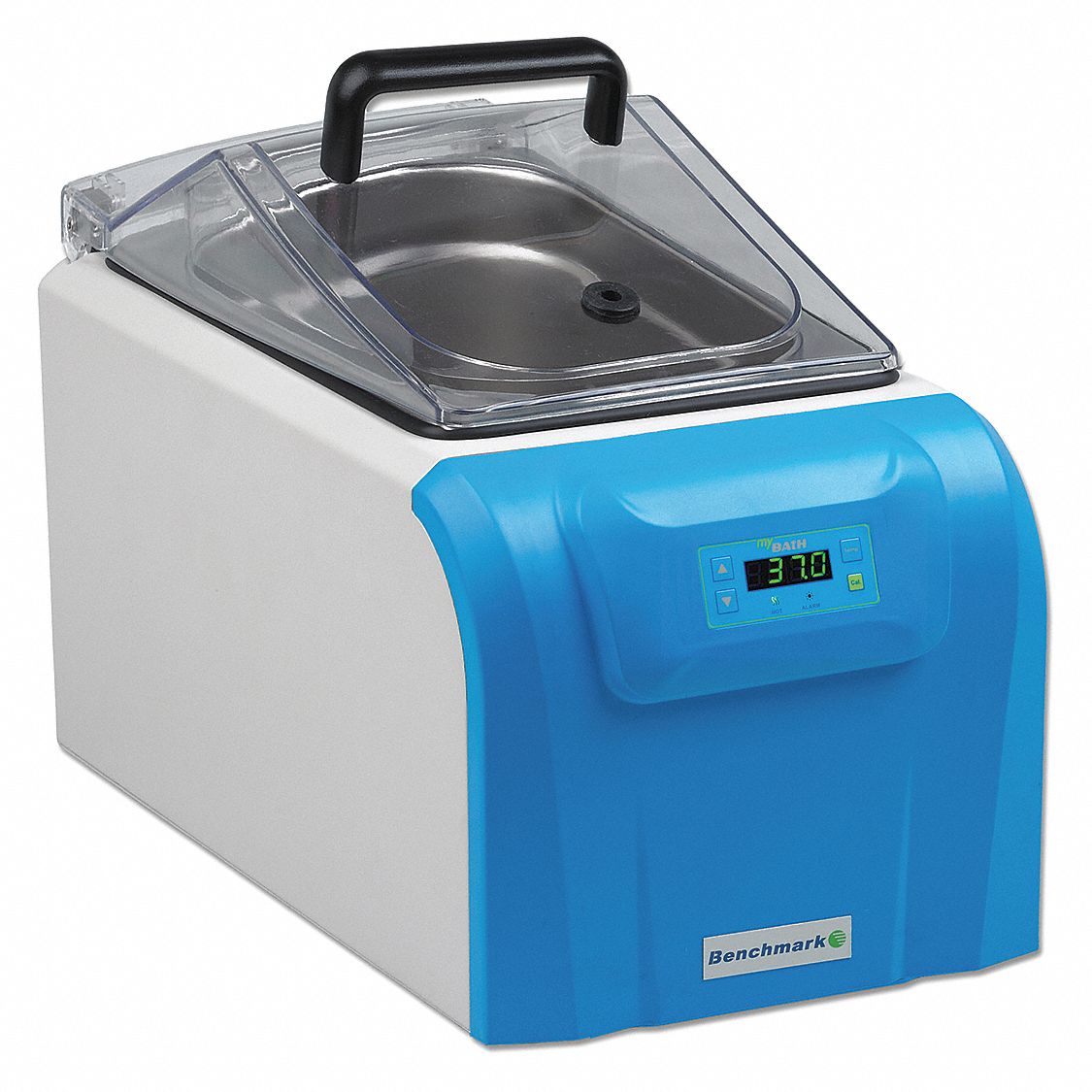 Water Bath: 12 L Capacity, 100°C Max Temp, Stainless Steel, +0.5°C, Digital