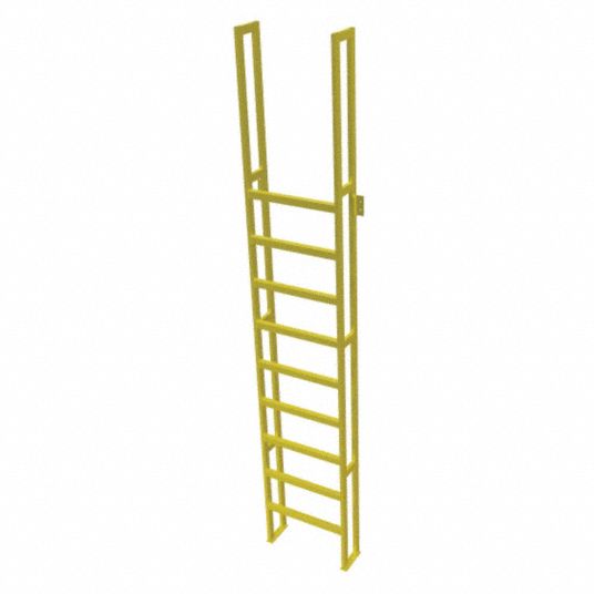 TRIARC Ladder, Climbing Angle 90°, 750 lbLoad Cap., Perforated Tread