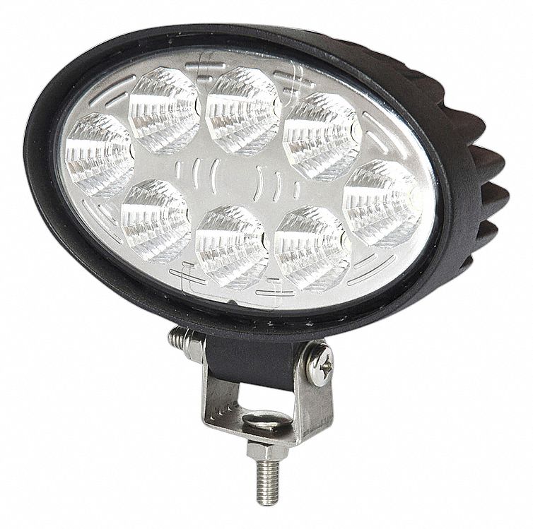 VISI-LIGHT LED WORK LIGHT, OVAL, 12 TO 24 V DC, 1800 LM, WHITE