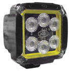 LED WORK LAMP, HYBRID SPOT/FLOOD, 12 TO 24 V DC, 3000 LM, WHITE/BLACK, PC/AL