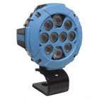 WORK LAMP, 10-LED, MEDIUM FLOOD, 12 TO 24 V DC, 2500 LM, WHITE/BLUE, PC/AL
