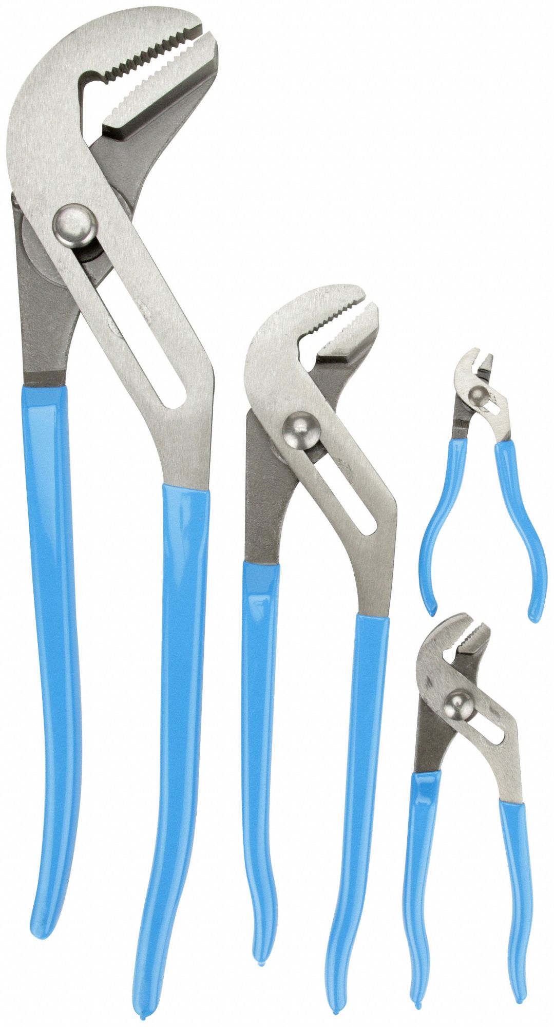 TONGUE AND GROOVE PLIER SET,DIPPED,4PCS.