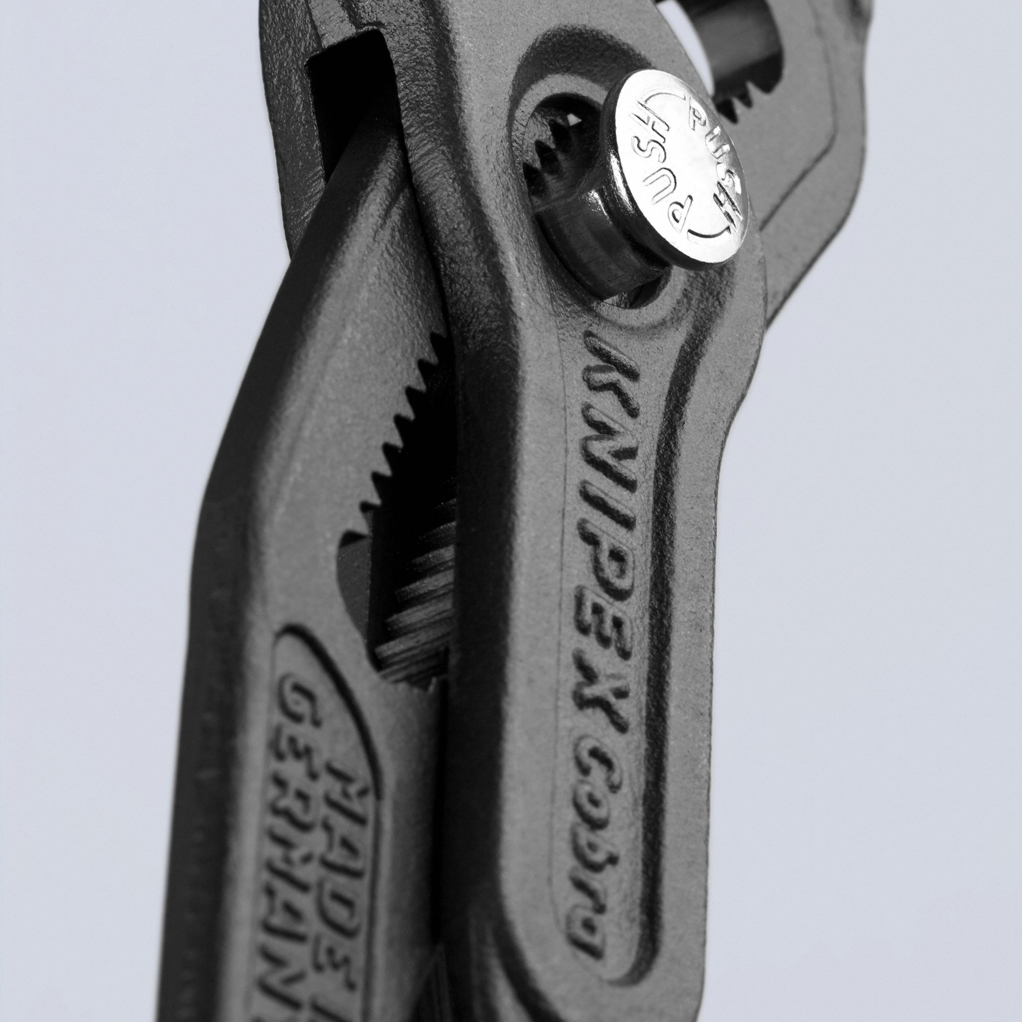 KNIPEX Tongue and Groove Plier: V, Push Button, 2 in Max Jaw Opening ...