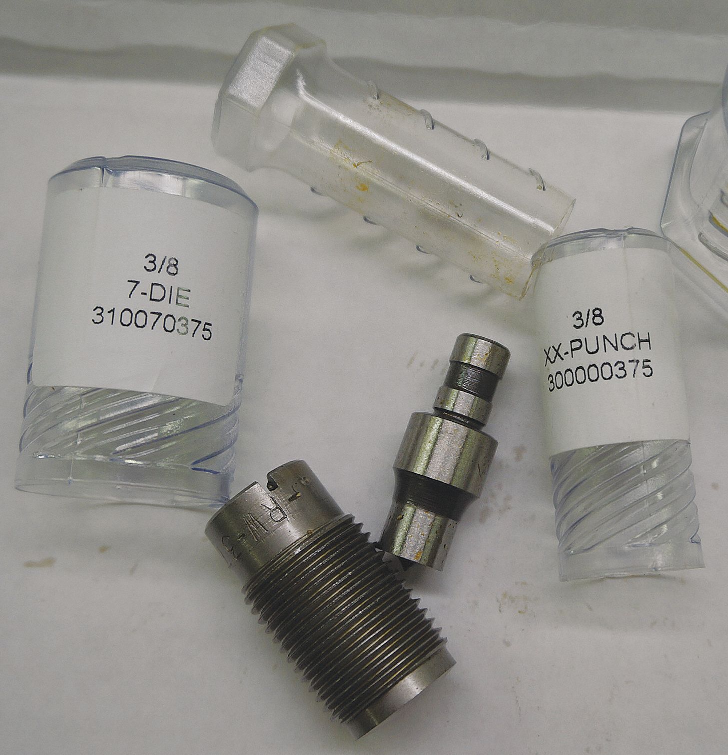 ROPER WHITNEY Punch and Die Set 31 ga Capacity (Steel), XX Punch, 3/8