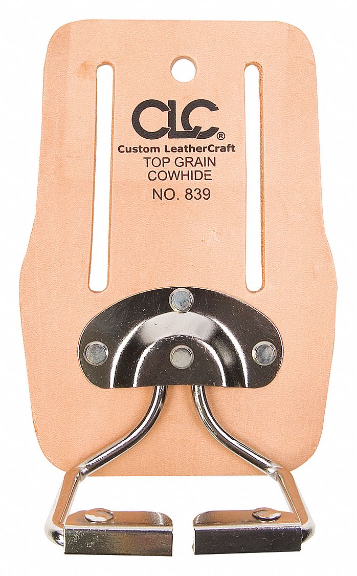 Tool Holster: For 2 3/4 in Belt Wd - Max, 0 Pockets, Tan