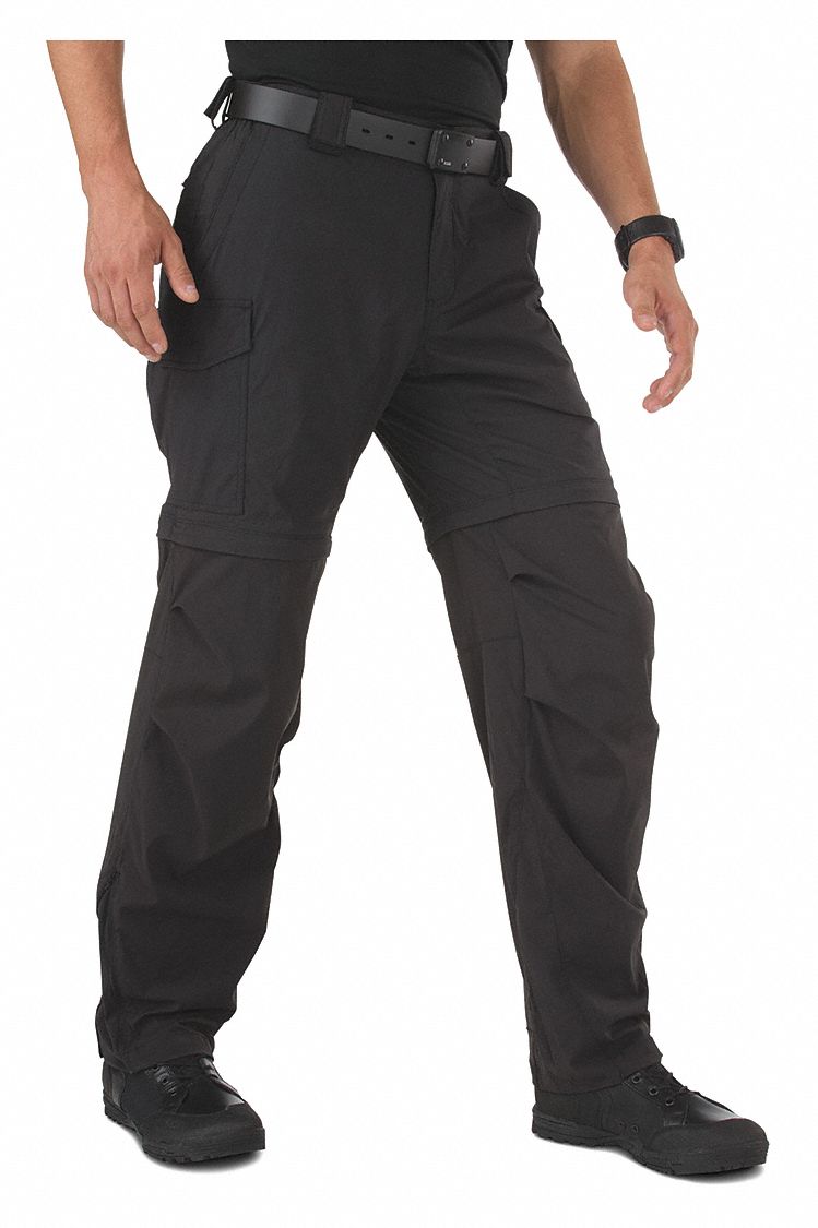 5.11 TACTICAL, 44 in, Black, Men's Tactical Pant - 38GW16