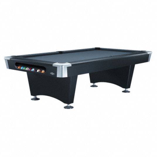 BRUNSWICK CONTENDER SERIES Pool Table, Gully, 8 ft., Black Laminate 38H46028496820350 Grainger