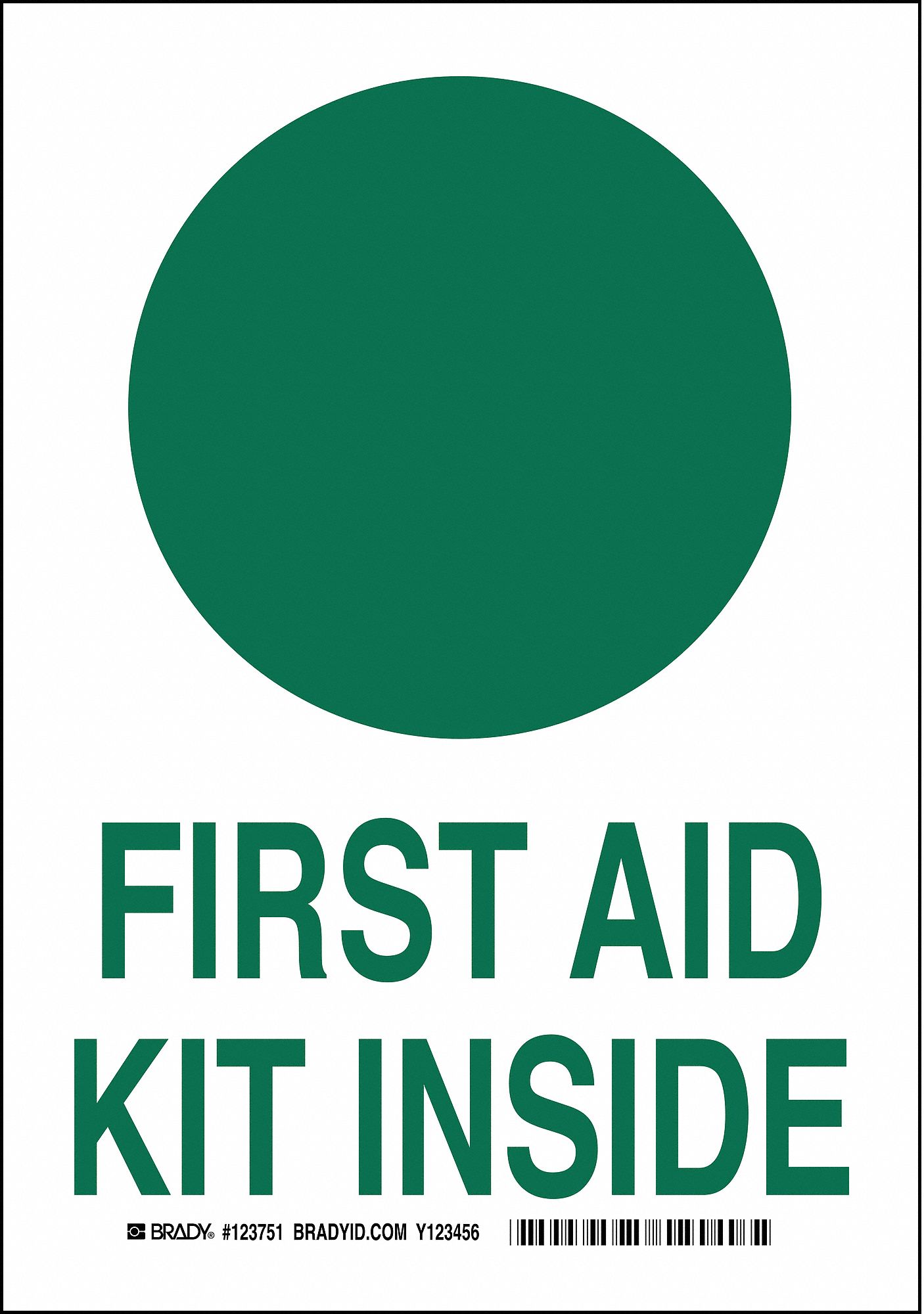 FIRST AID KIT SIGN
