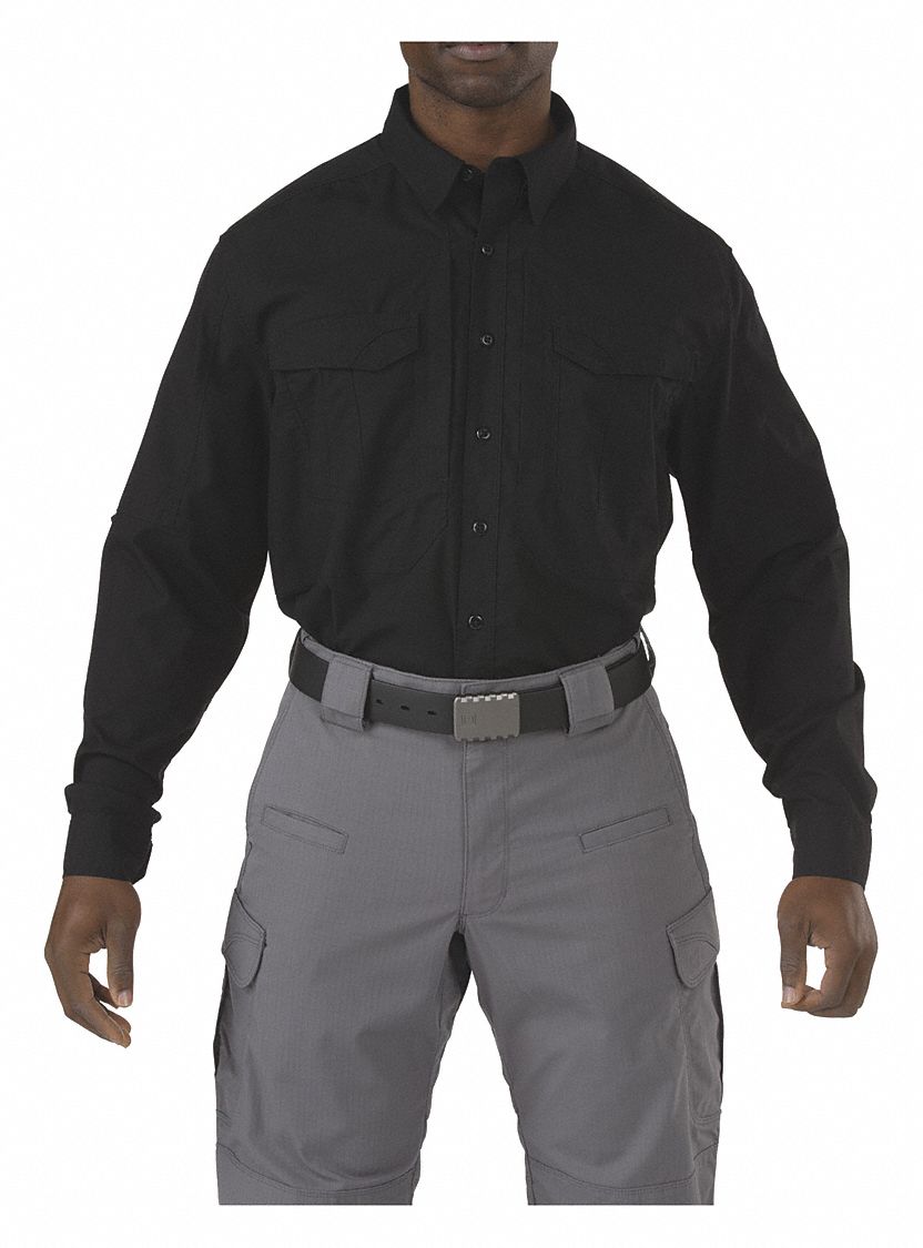 Tactical Shirt: Gen, Collared Work Shirt Shirt, Men's, Tactical Shirt, Button, Long Sleeve, XL