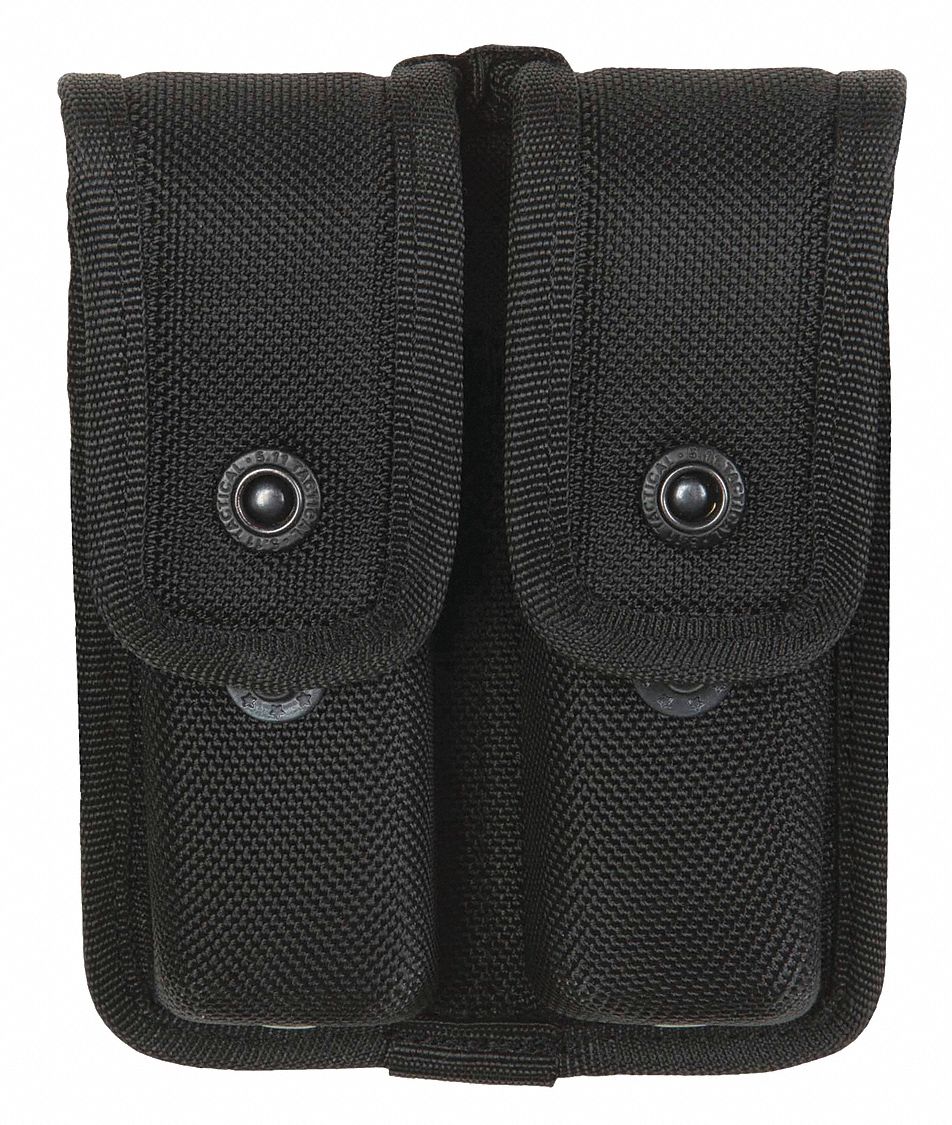 5.11 TACTICAL Magazine Pouch, Snap, Nylon, Black 38HN7556245 Grainger