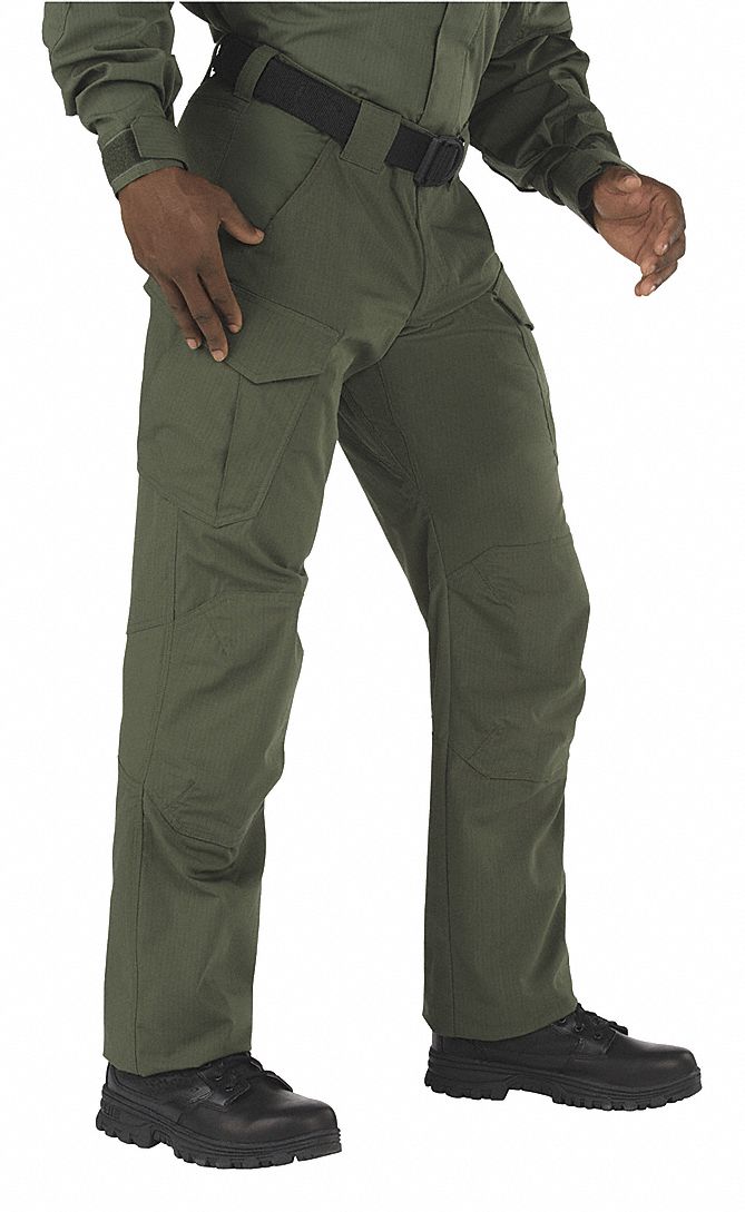 Tactical Pants: Olive Green, Fits 30 in Waist, 36 in Inseam, Gen
