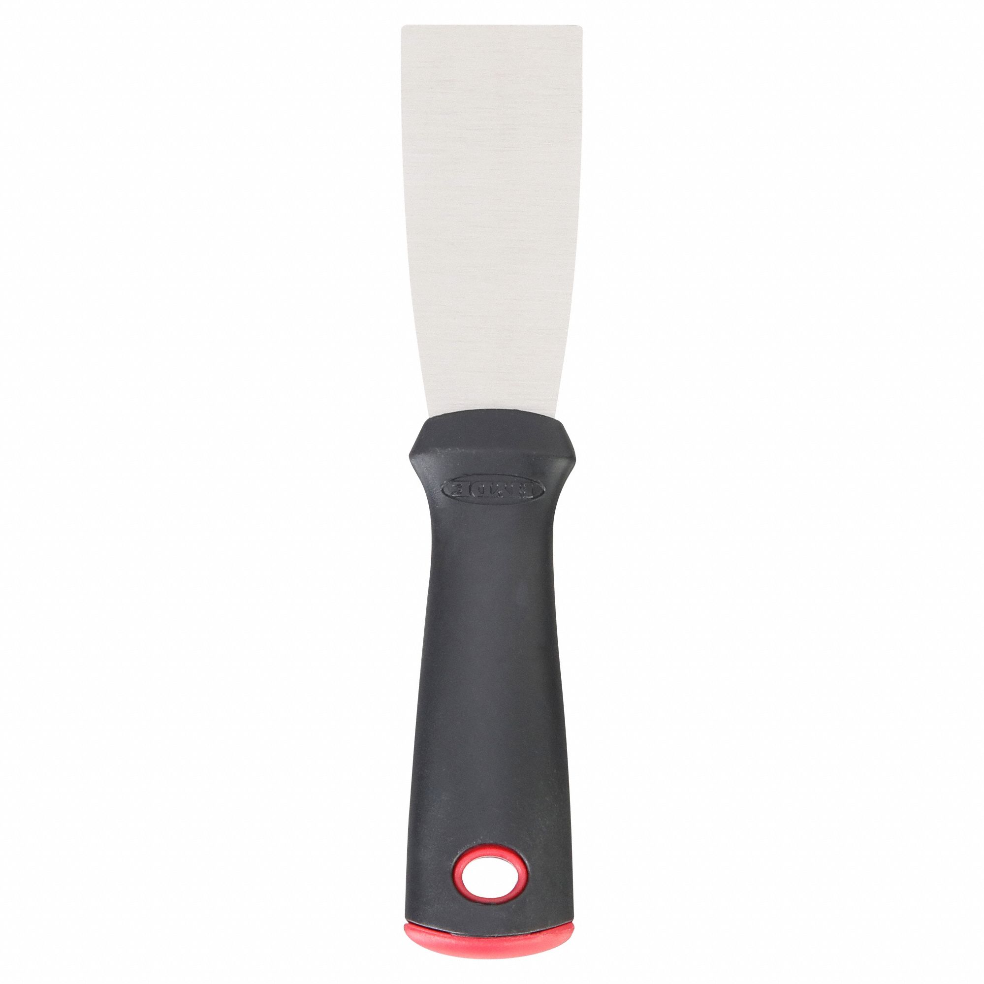 PUTTY KNIFE, CARBON STEEL BLADE, POLYPROPYLENE HANDLE, STRAIGHT BLADE, 1-1/2IN