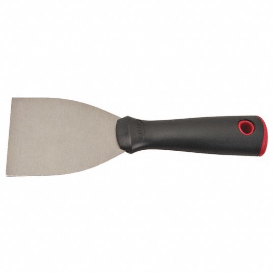 HYDE, 3 in Blade Wd, Carbon Steel, Putty Knife 38HR9304401 Grainger