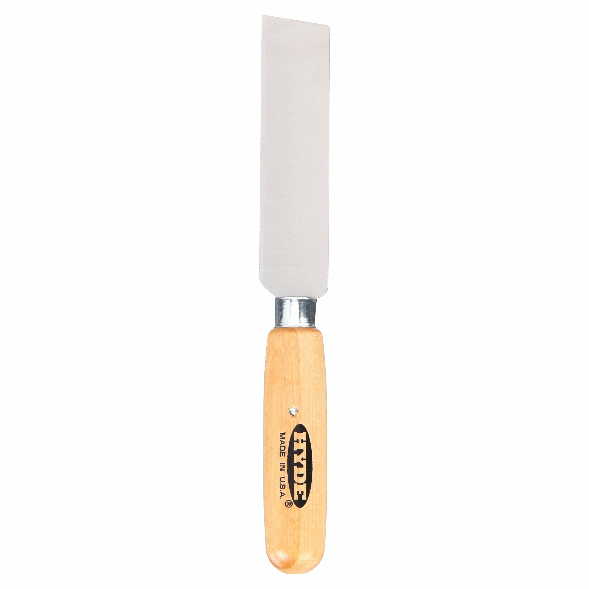 JOINT KNIFE, CARBON STEEL BLADE, HARDWOOD HANDLE, SQUARE BLADE, 1 IN