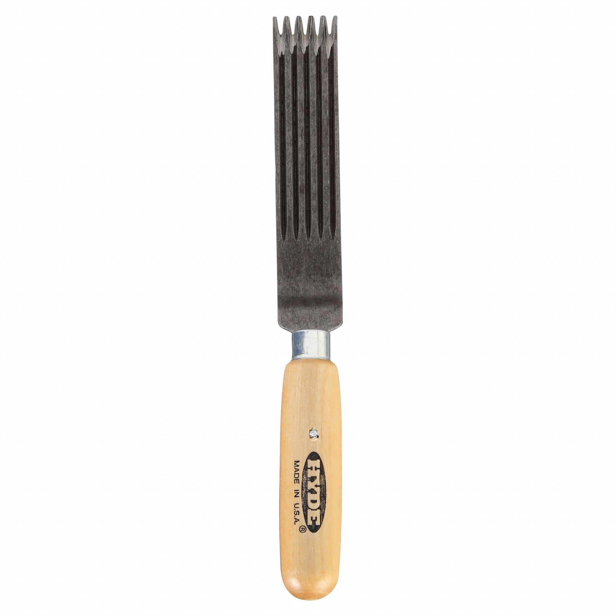 PIN VENT TRIMMER KNIFE, CARBON STEEL BLADE, HARDWOOD HANDLE, STIFF, 9 IN OVERALL L