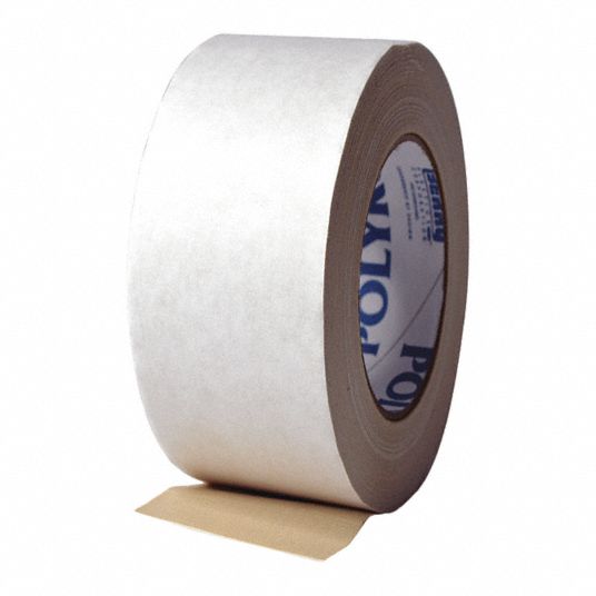 Polyken 100D Premium 13 mil Double‑Sided Carpet Tape, 48 mm x 36 Yards