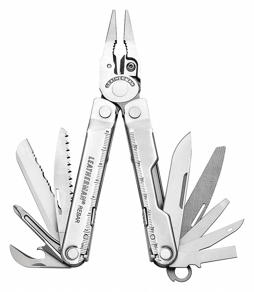 LEATHERMAN, MultiTool Plier, 17 Tools, MultiTool 38HT39831551