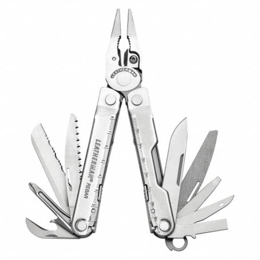 LEATHERMAN, Multi-Tool Plier, 17 Tools, Multi-Tool - 38HT39|831551 ...