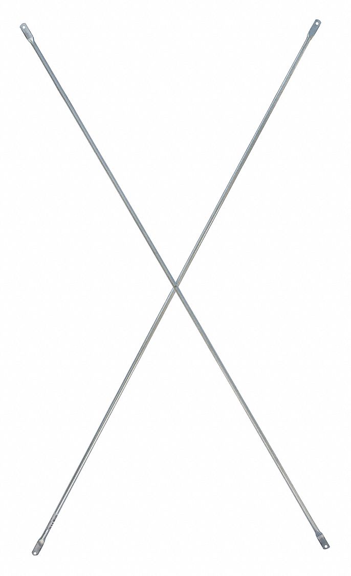Scaffold Brace: Cross Brace, Steel, Braces