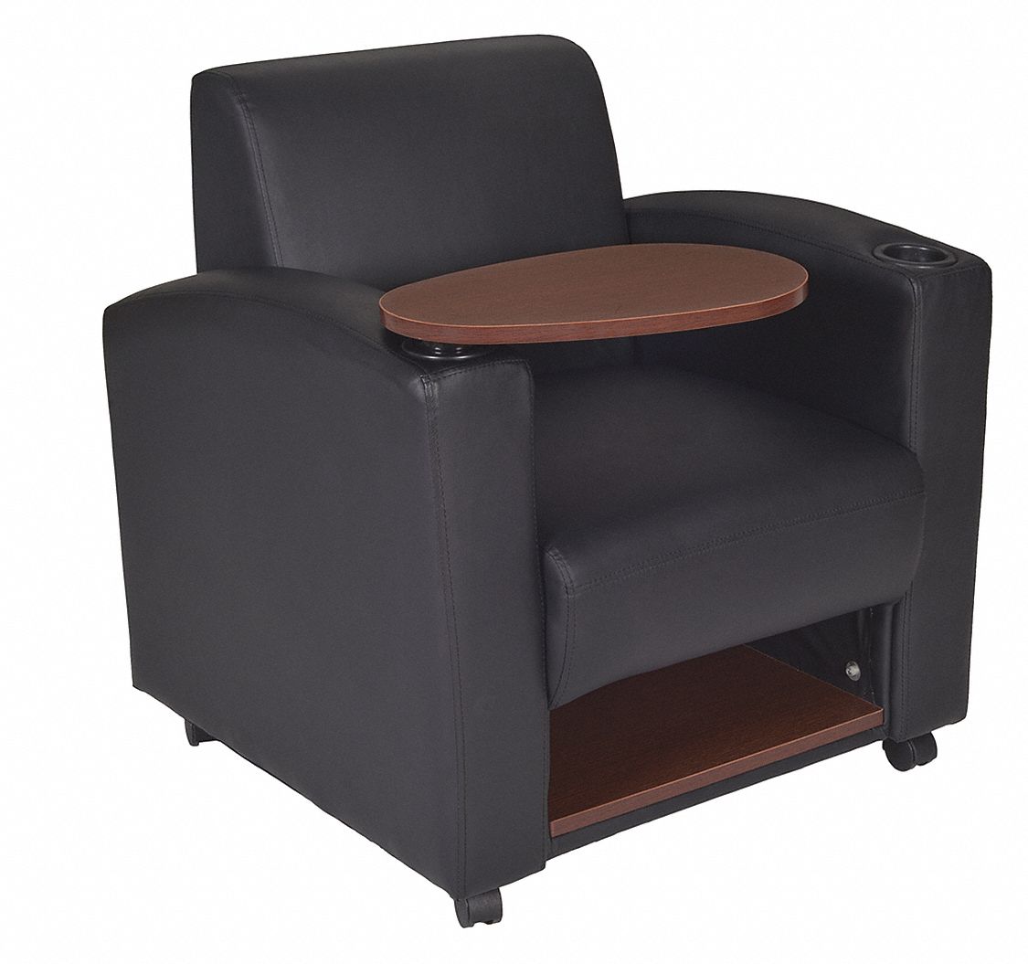 38HU28 - Arm Chair Black Breathable Vinyl 250 lb.