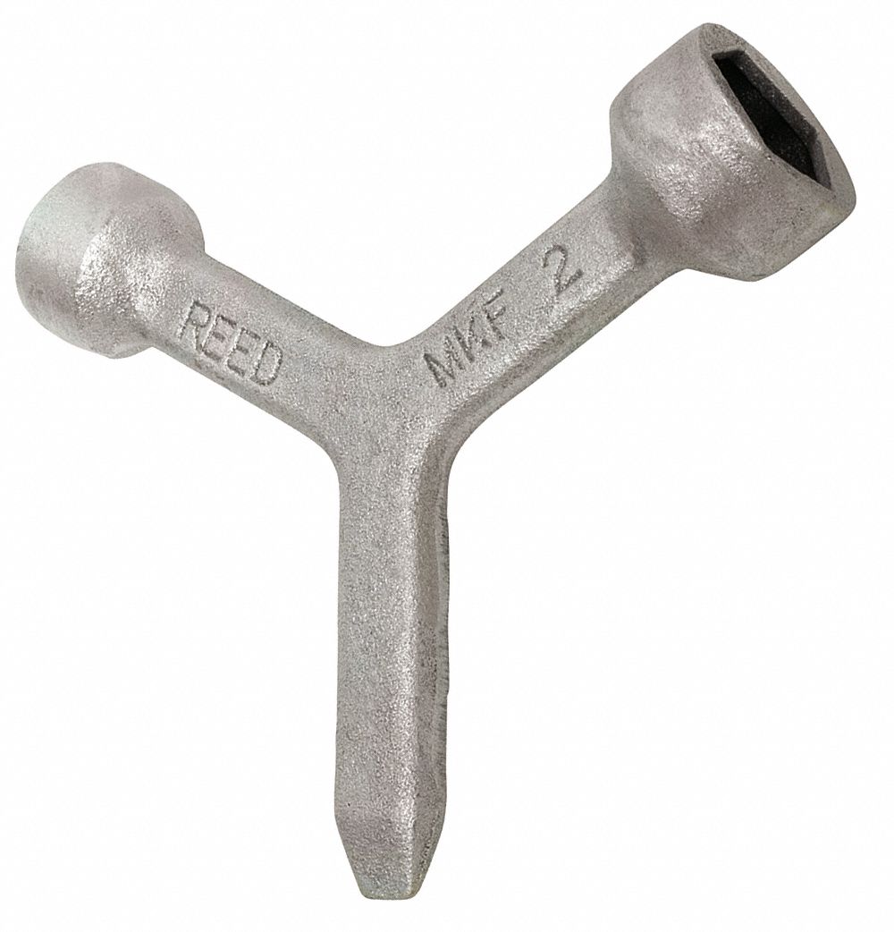 Meter Key: 5/8 in_3/4 in Size, T, 5 1/2 in, Iron