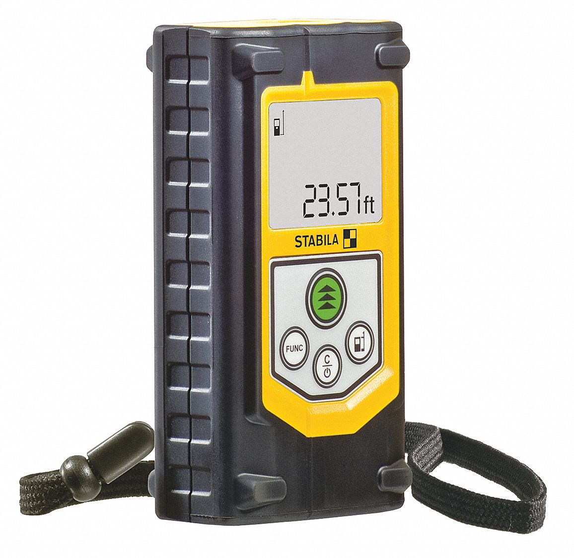 Laser Distance Meter, Indoor, Maximum Measuring Distance 130 ft