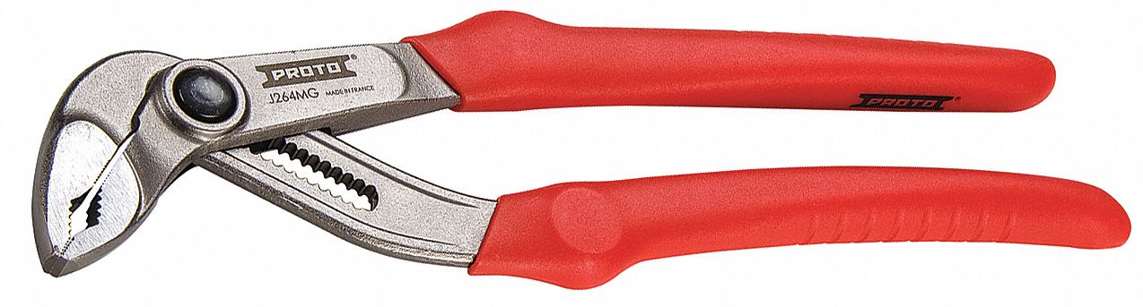 Lock Joint Pliers, 12in. L, 3-1/4in. Jaw