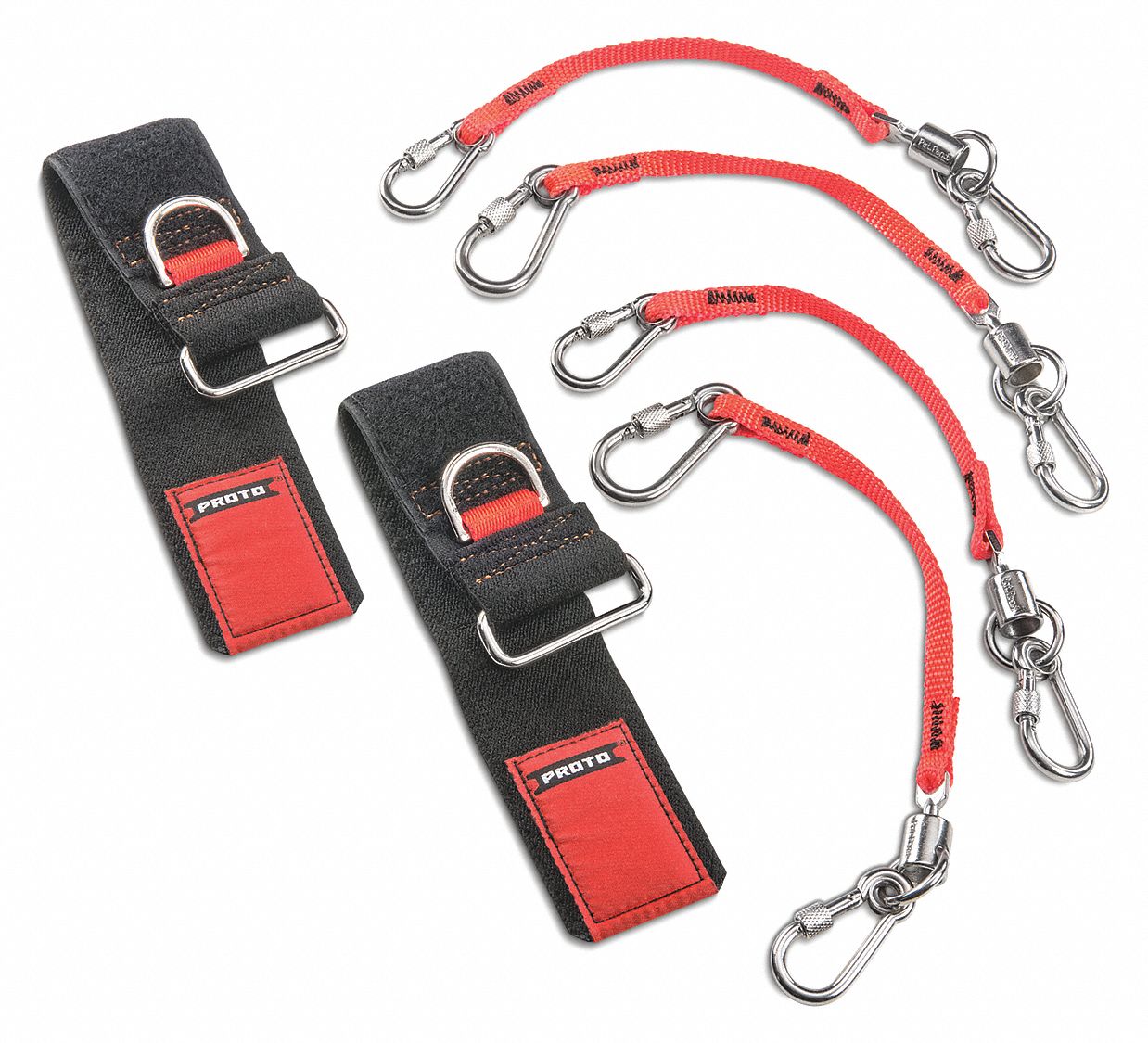 PROTO Tool Wrist Strap Lanyard Kit 6 lb Wt Capacity, Includes (4) Std