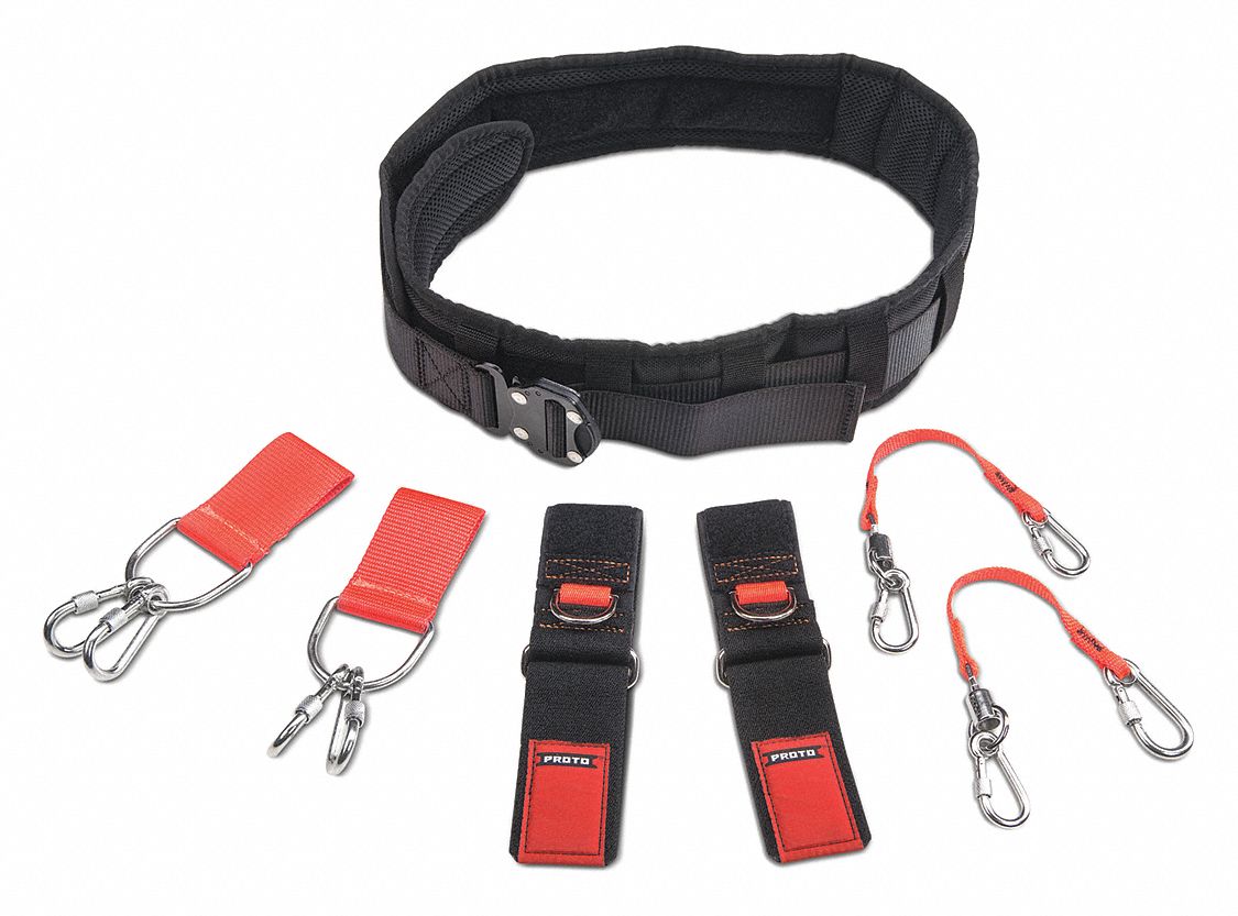 BELT KIT,BLACK,NYLON,48" L X 2-1/2" W