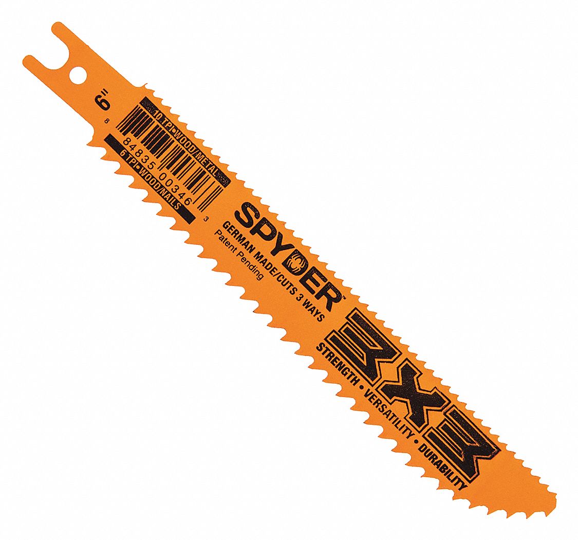 Spyder Teeth Per Inch In Blade Lg Reciprocating Saw Blade