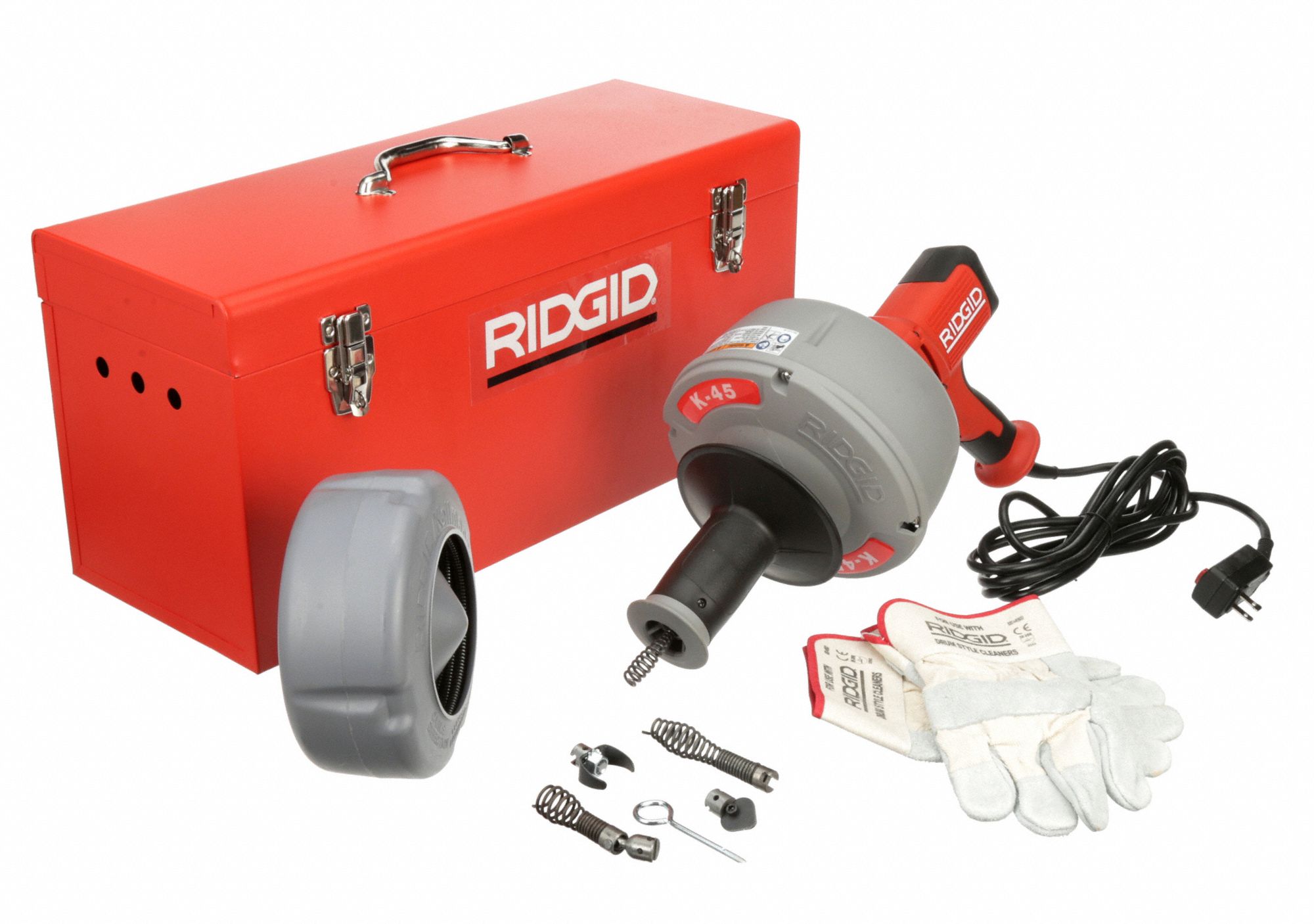 RIDGID Drain Cleaning Gun Kit, 3/4 to 21/2 in. 38HY6036023 Grainger