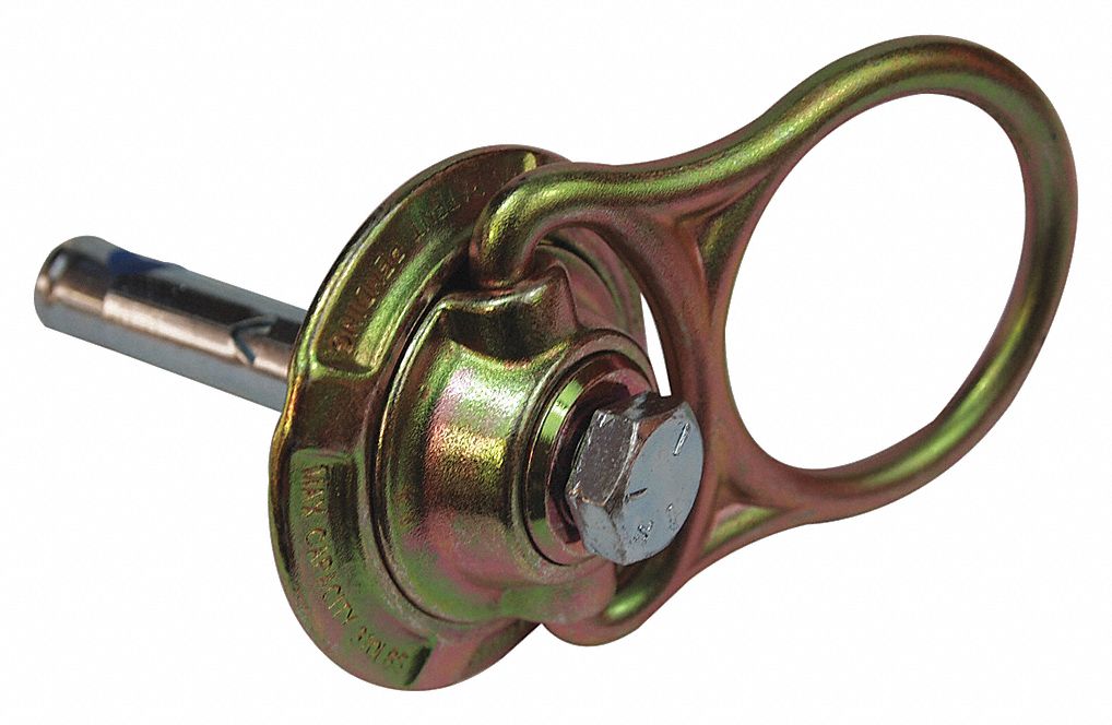 HONEYWELL MILLER Swivel Anchor 5,000 lb Wt Capacity, Fixed DRing