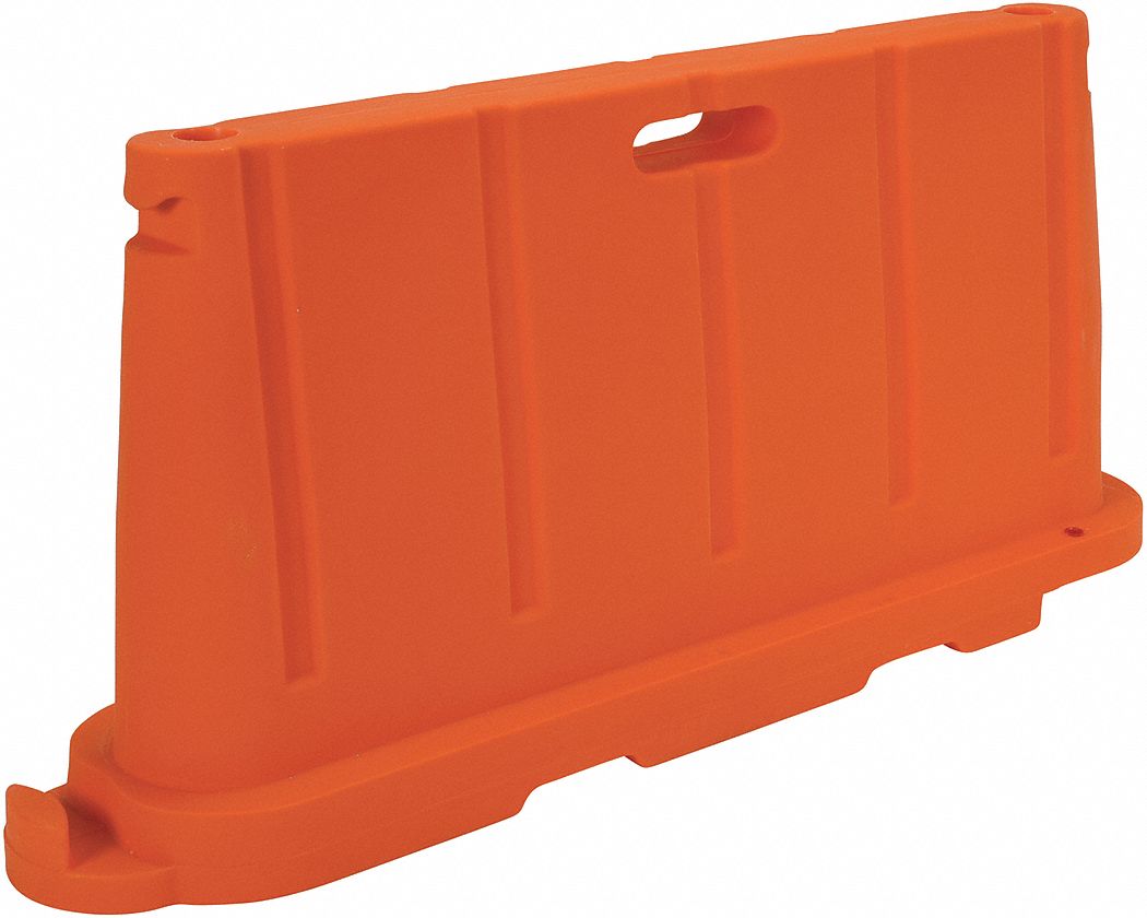 Stackable Poly Barricade, Orange