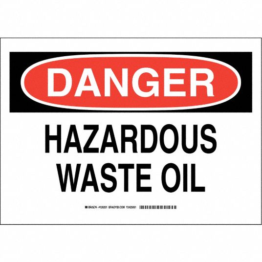 Polyester, Adhesive Sign Mounting, Danger Sign - 38K184|126251 - Grainger