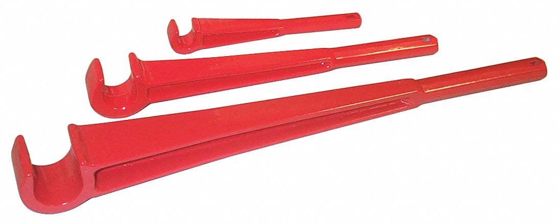38L081 - Valve Wheel Wrench 1 x 14-3/4 in Red