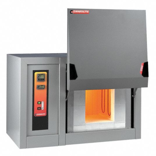 CARBOLITE 0.353 Cu. Ft. Natural Gravity Box Furnace, 22.25 inH x 32.5 in W x 25.5 in D 38L791
