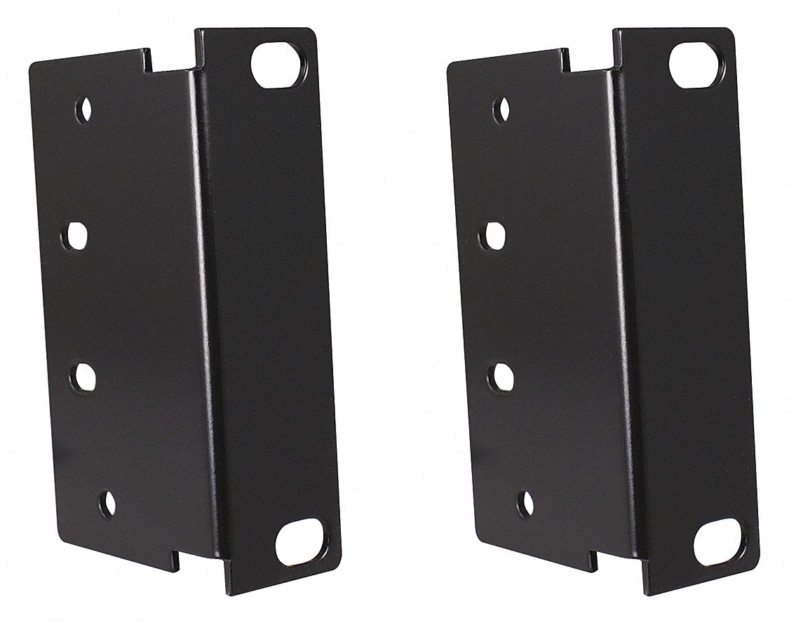 SPECO TECHNOLOGIES, Black, 1 1/4 in Ht, Rack Mount Kit - 38L975|PBMRK2 ...