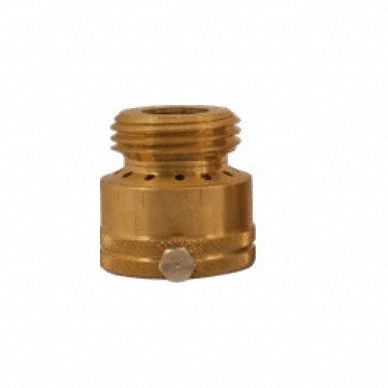 Vacuum Breaker: Female GHT x Male GHT, For Water Media, 33°F – 180°F, Bronze, Back-Siphonage