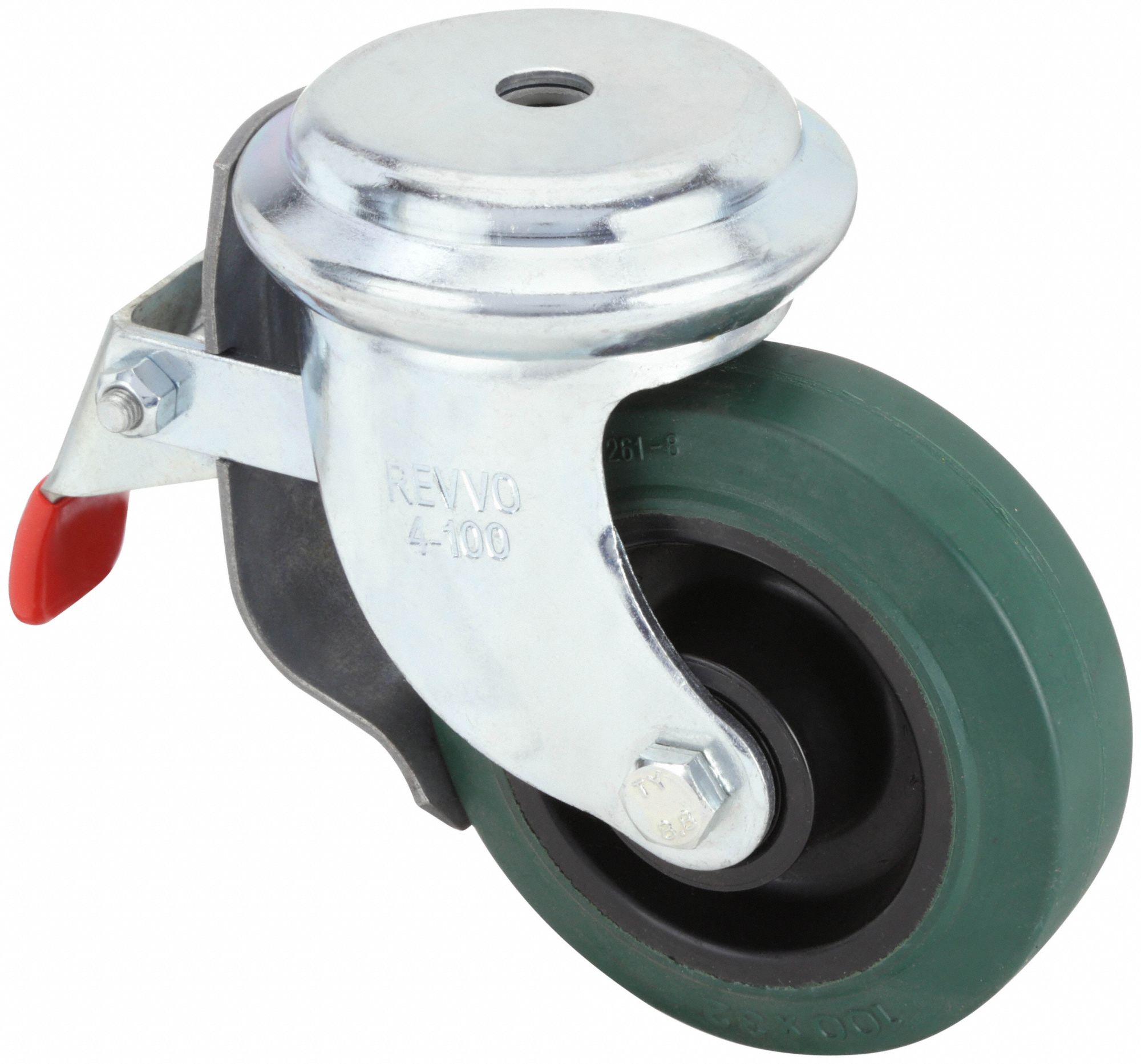 GENERAL PURPOSE BOLT-HOLE CASTER,4"