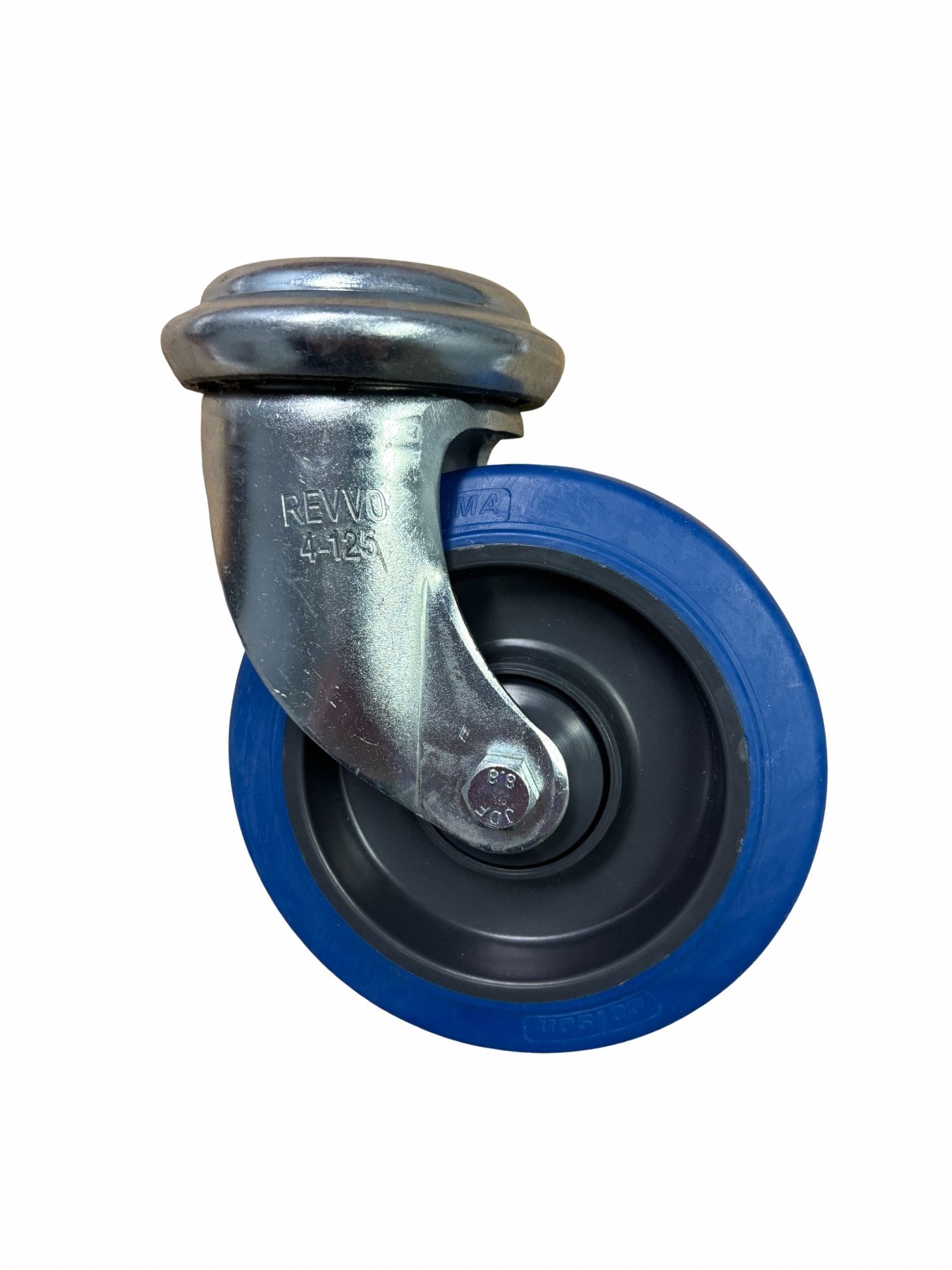 Bolt-Hole Caster 5 dia Swivel Rubber
