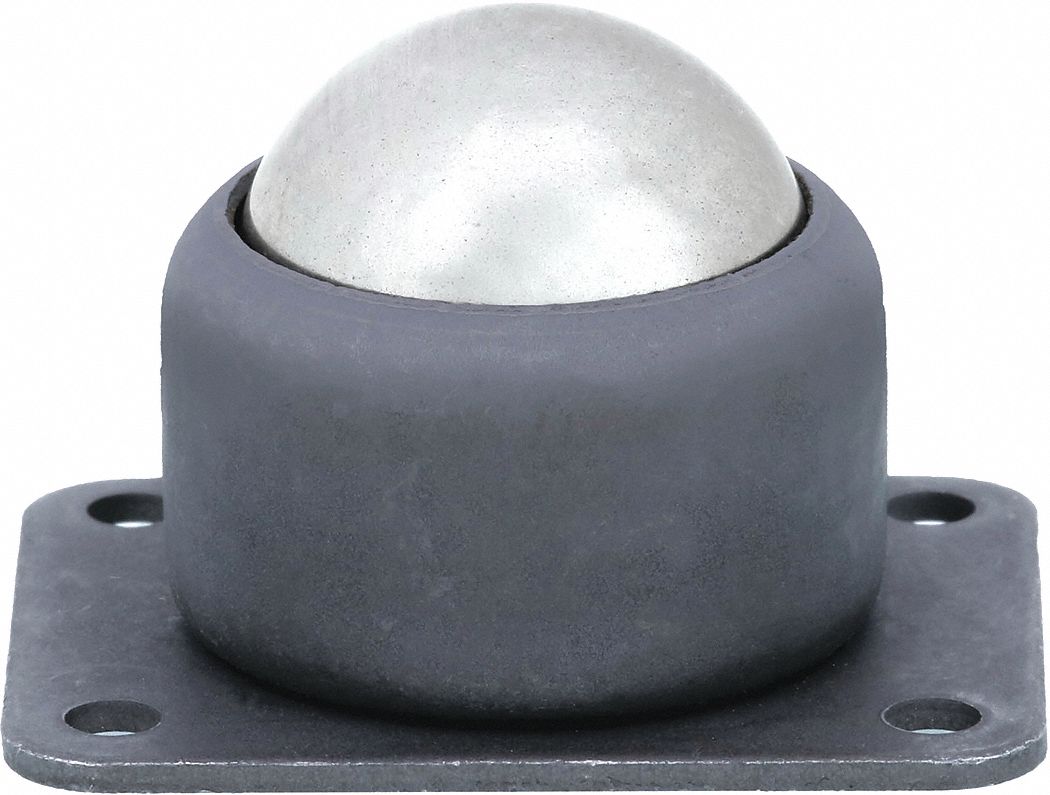 Ball Transfer: 1 in Ball Dia - Ball Transfer, 135 lb Ball Load Capacity, 5/16 in Projection