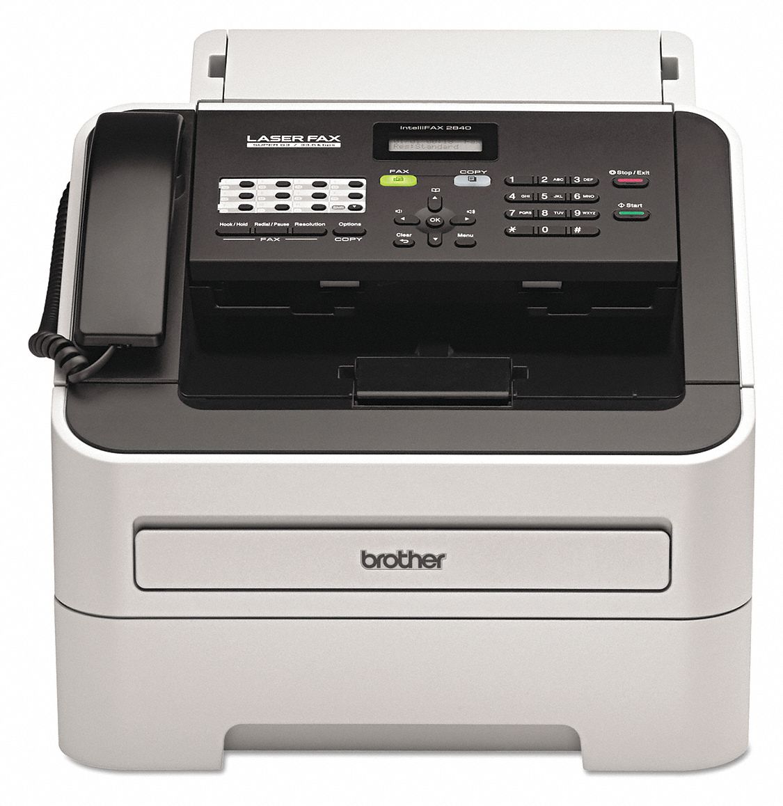 BROTHER Laser Printer Fax/Copier/Printer, Black/White, 21 SPM Print