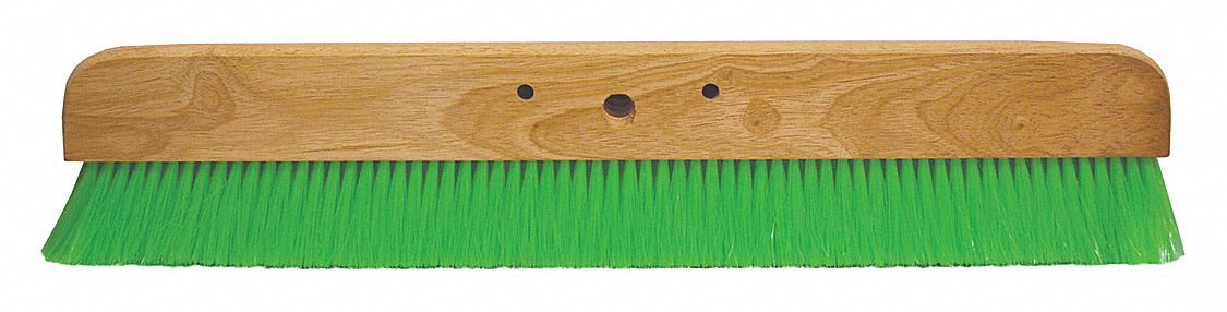 CONCRETE FINISHING BROOM, BRISTLE L 2 1/4 IN, SYNTHETIC PLASTIC BRISTLES
