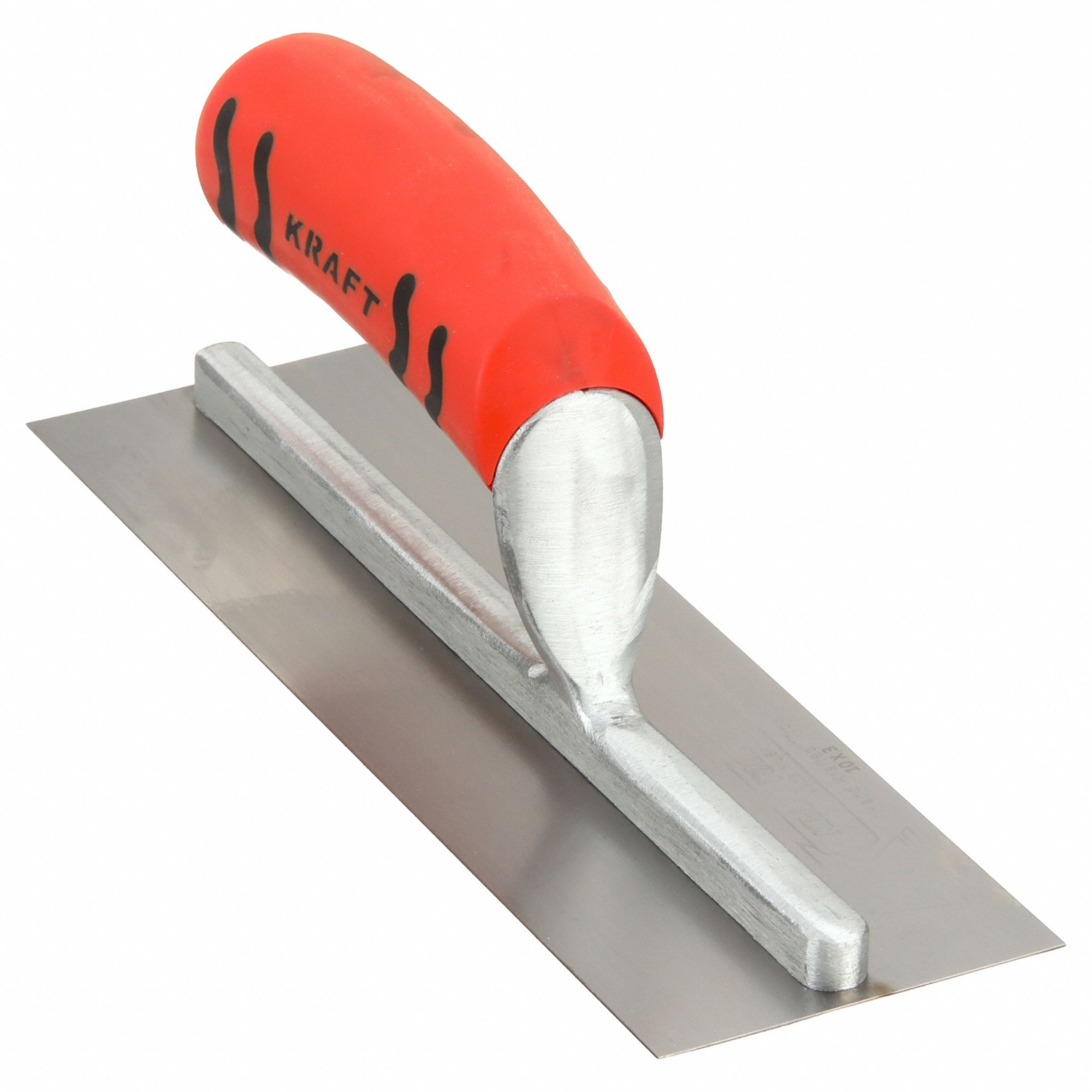 CEMENT TROWEL,FLAT,10IN L,STEEL