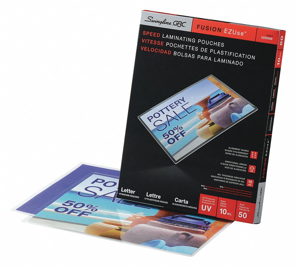 38M193 - Film Thermal Laminating Pouches - Only Shipped in Quantities of 50