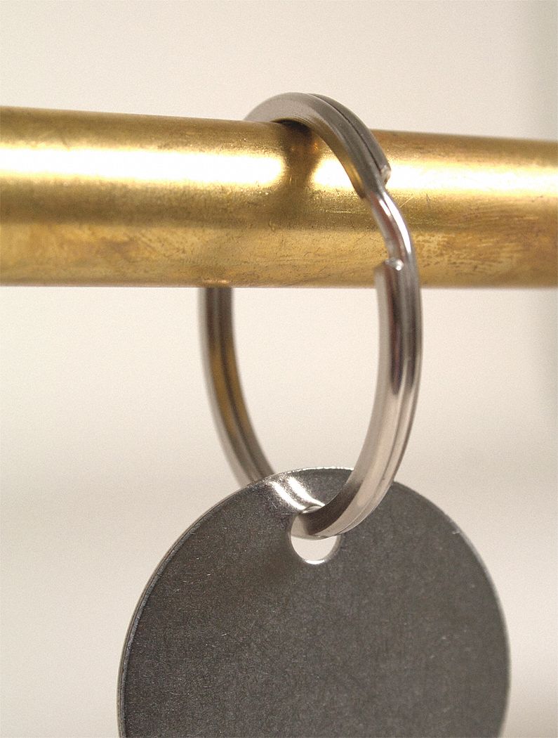 38M334 - 1-1/4 Split Key Ring 100/Bag