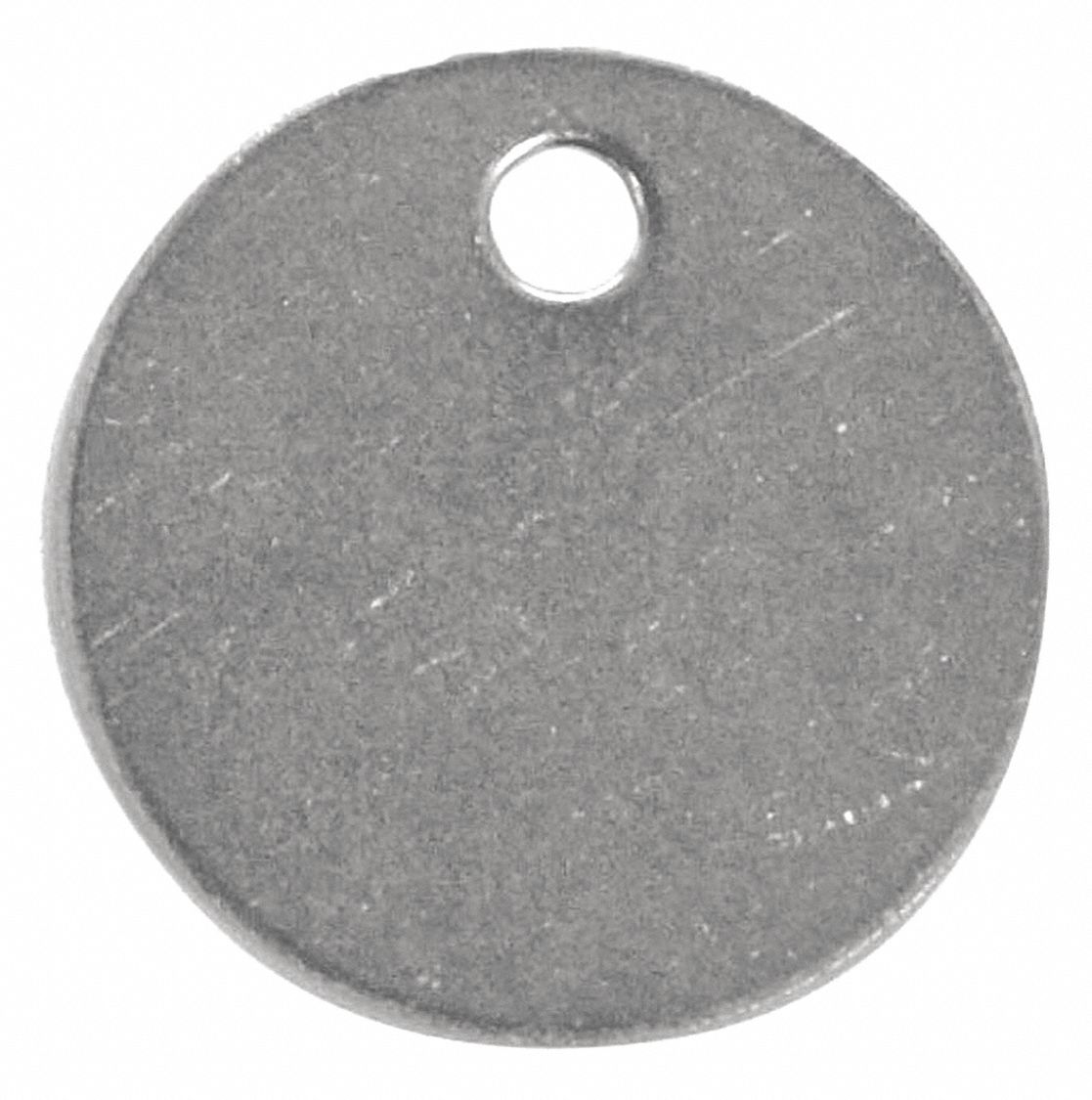 2 inch Circle Pk//25 Stainless Steel Tags